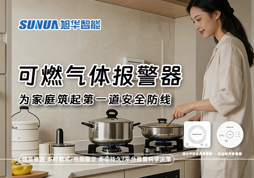 可燃气体报警器，为家庭筑起第一道安全防线！