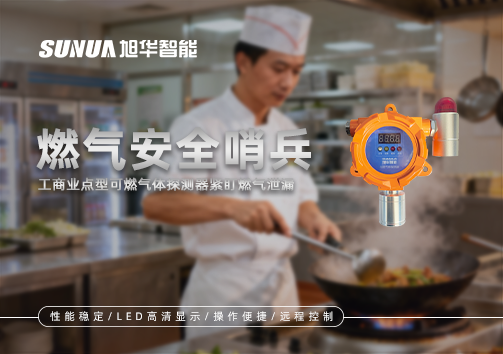 燃气安全哨兵：工商业点型可燃气体探测器紧盯燃气泄漏
